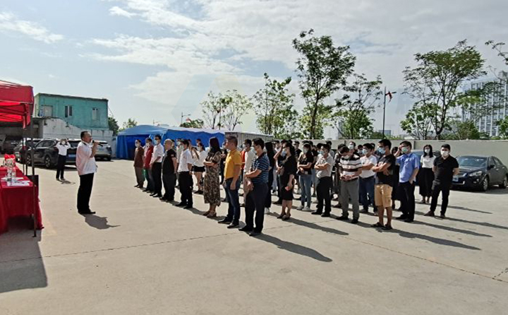 公明街道紙品行業(yè)安全生產(chǎn)現(xiàn)場(chǎng)警示會(huì)在英利印刷工業(yè)園舉行